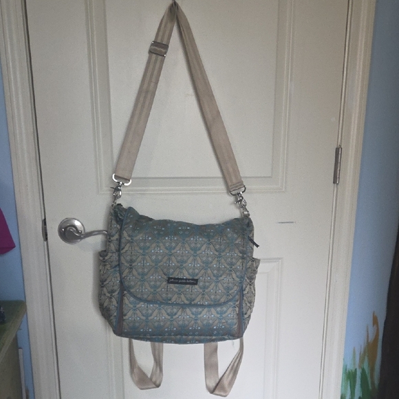 Petunia Pickle Bottom Blue and Tan Baby Bag - Picture 7 of 8